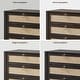 preview thumbnail 19 of 37, Set of 2 Farmhouse Style Nightstands with 3 Drawers