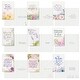 preview thumbnail 5 of 8, Religious Sympathy Cards with Envelopes, Watercolor Floral (4x6 In, 36 Pack)