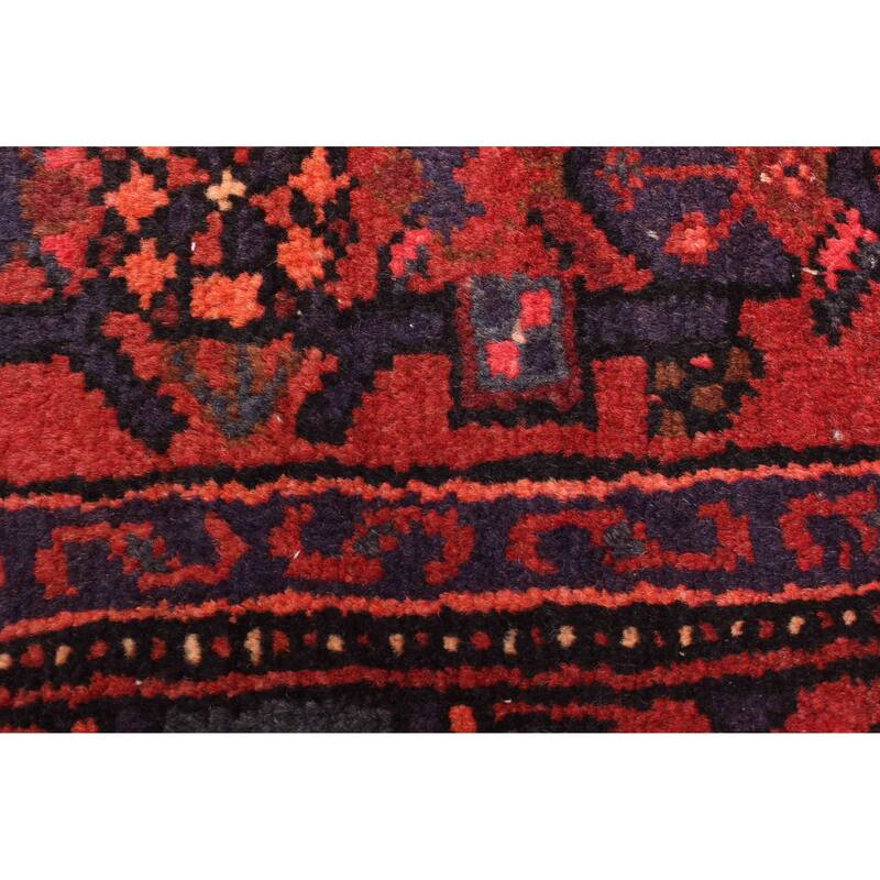 ECARPETGALLERY Hand-knotted Andelz Navy Wool Rug - 4'3 x 6'11