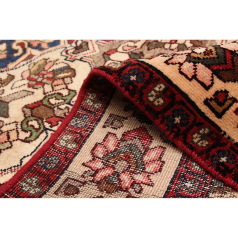 ECARPETGALLERY Hand-knotted Kayseri Vintage Cream Wool Rug - 5'4 x 10'4