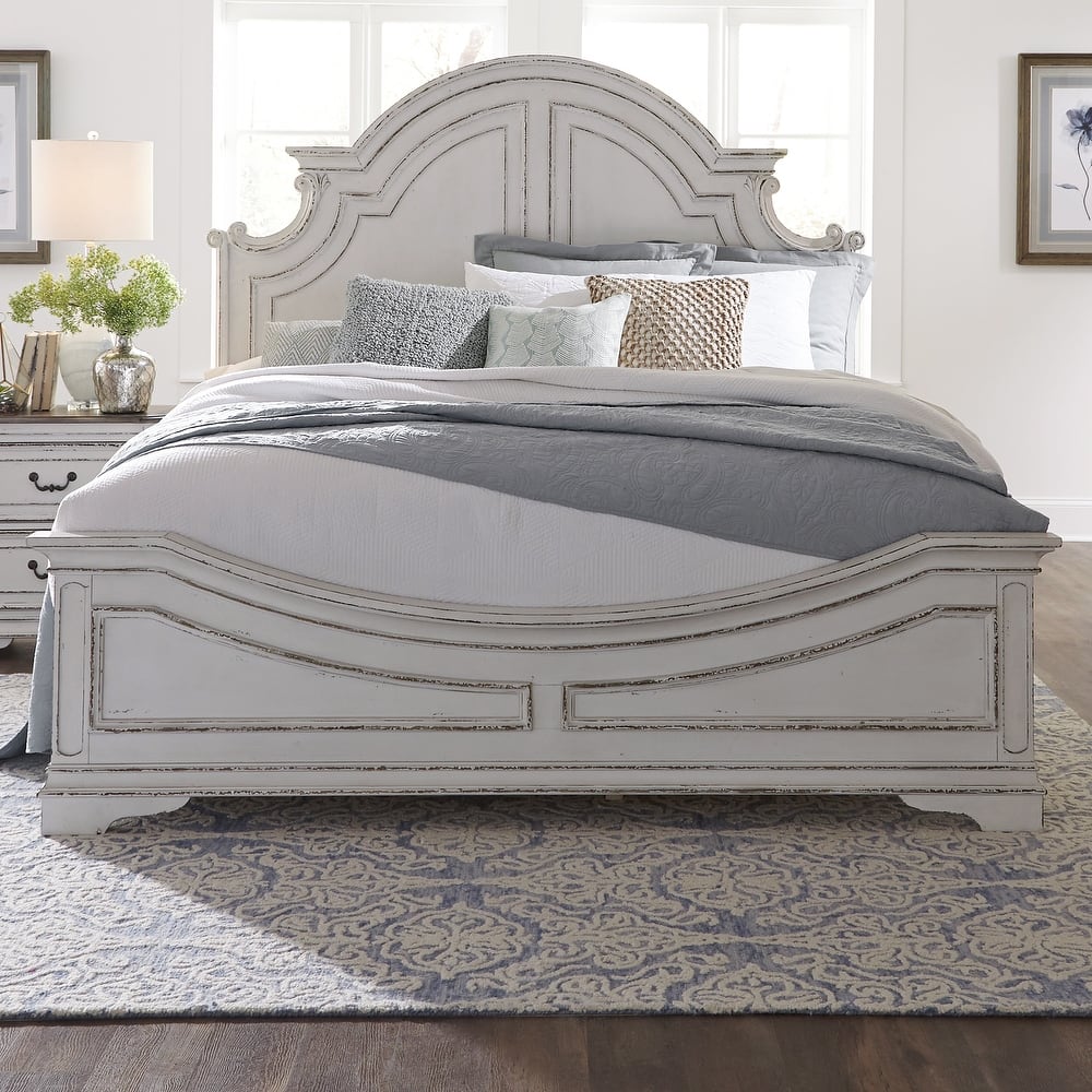 Magnolia Manor King Panel Bed