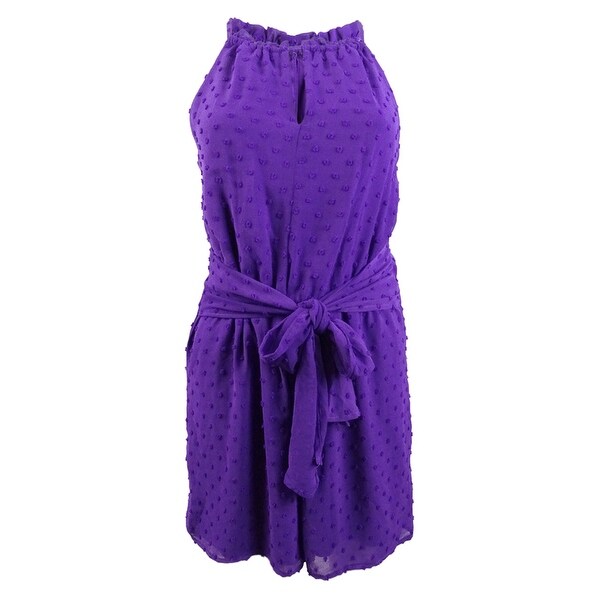 purple romper womens