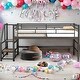 preview thumbnail 2 of 16, Kids and Baby Twin Size Loft Bed with Storage Stairs and Strong Construction