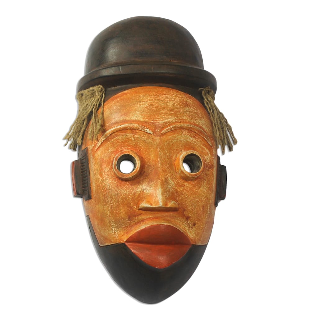 Novica Handmade Ogoni Face African Wood Mask
