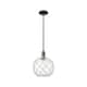 Option Clear Glass with White Rope / Oil Rubbed Bronze