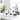 White Iron Farmhouse Decorative Jar (Set of 3) - S/3 11", 13", 14"H