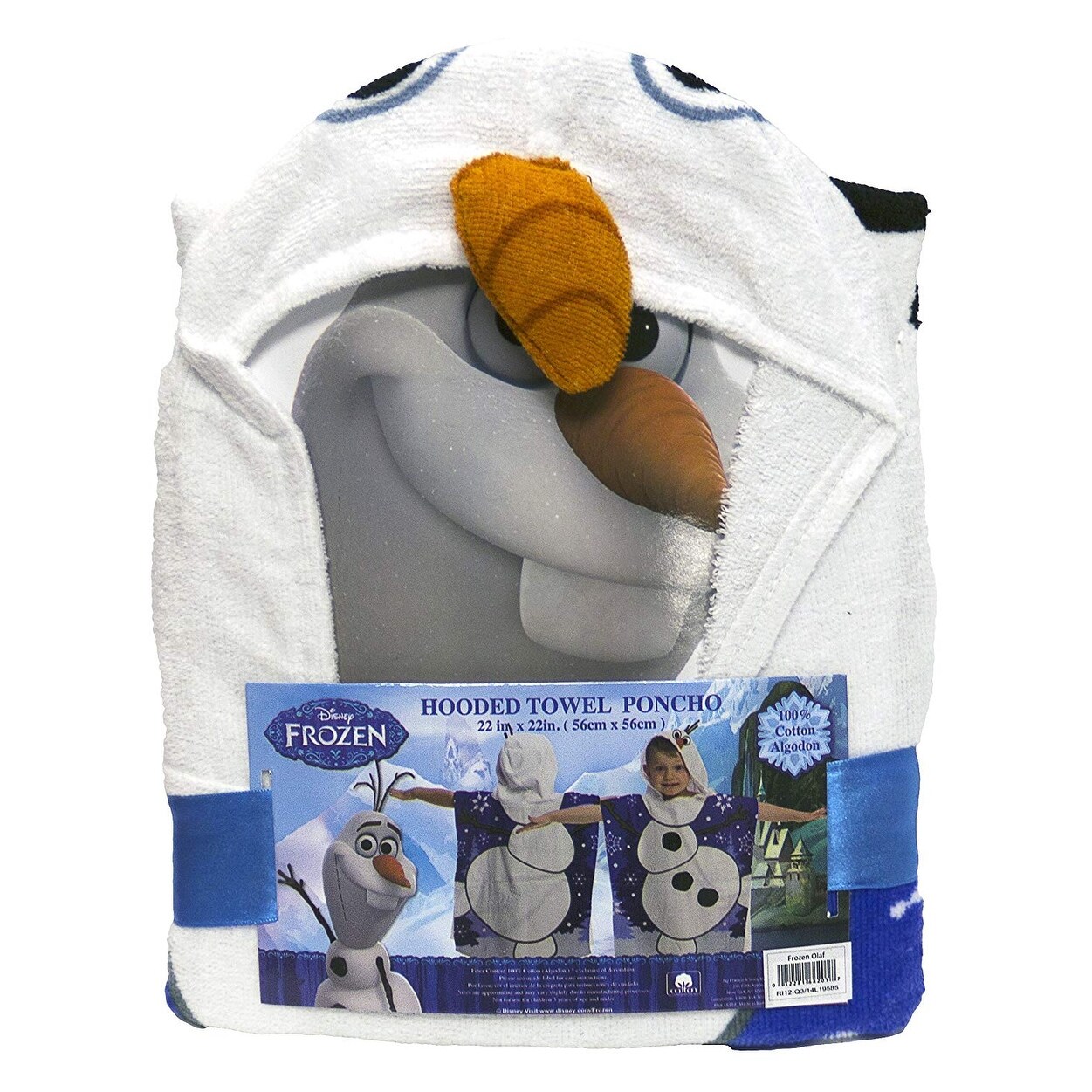 frozen hooded towel poncho