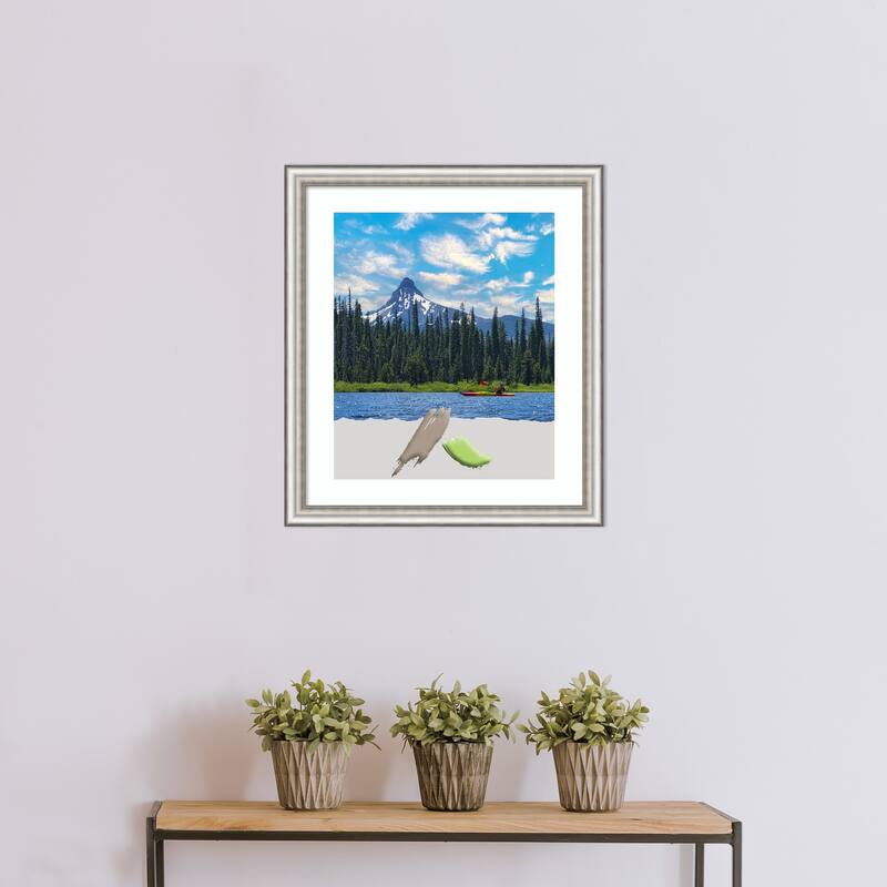 Salon Silver Narrow Picture Frame, Photo Frame, Artwork Frame