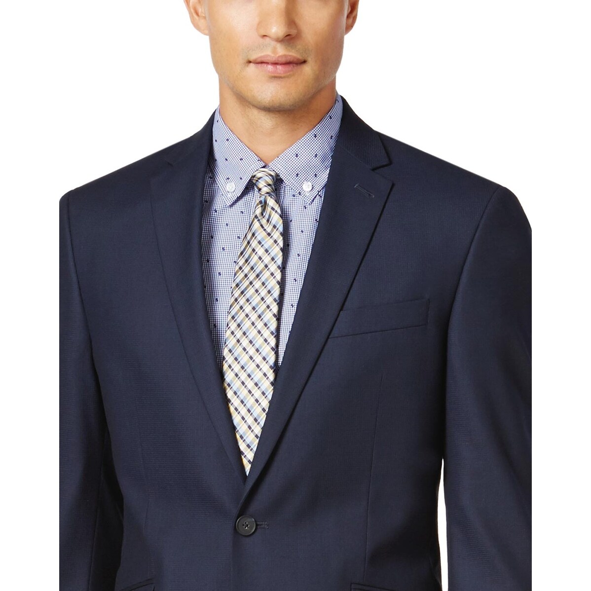 Kenneth Cole Reaction Mens Slim Fit Tonal Check Suit Separates Jacket 44s Navy Overstock 28891750 This fine suit separates coat features a touch of stretch in a slim, trim silhouette. kenneth cole reaction mens slim fit tonal check suit separates jacket 44s navy
