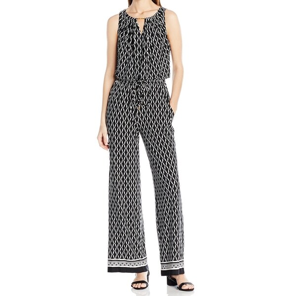 tahari jumpsuit white