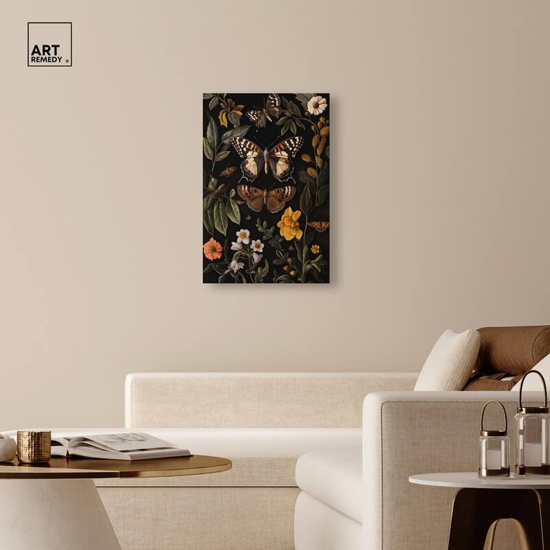 Winged Visitors I Canvas by Art Remedy, Gallery Wrapped