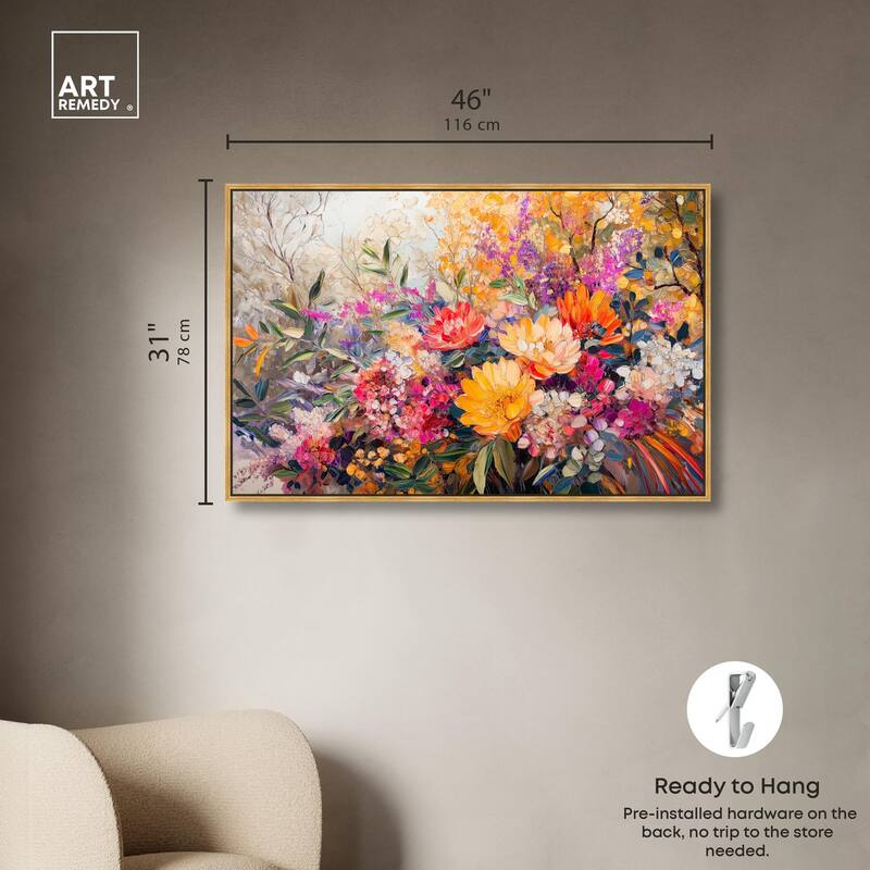 Amber Auras Canvas by Art Remedy