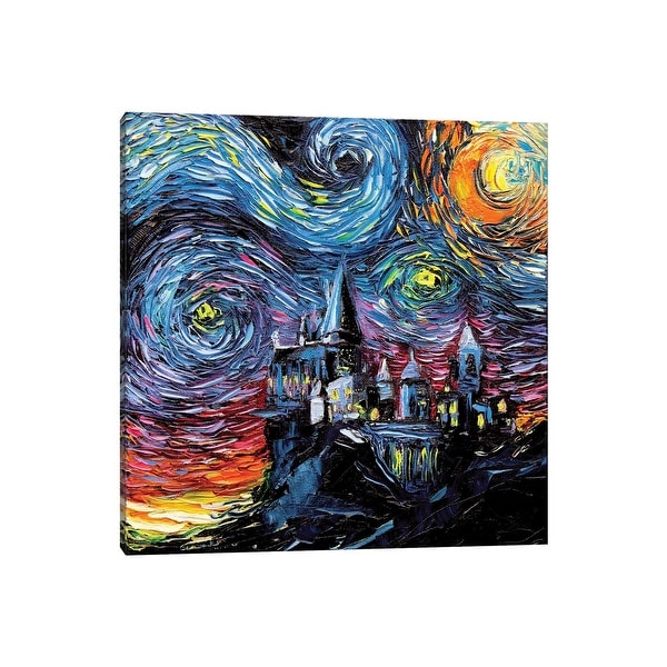 iCanvas "Van Gogh Never Saw Hogwarts" by Aja Trier Canvas Print. Opens flyout.