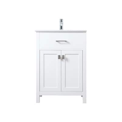 Elegant Lighting VF28824 Harrison 24" Free Standing Single Basin