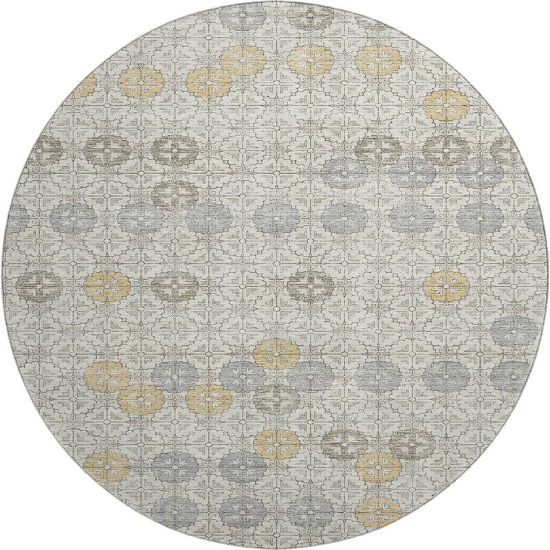 Premium Washable Super Soft Geo Mosaic Mayfield Rug