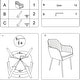 preview thumbnail 7 of 5, Velvet Modern Tufted Vanity Chairs with Gold Metal Legs, Upholstered Accent Armchair, Pink,Set of 2,