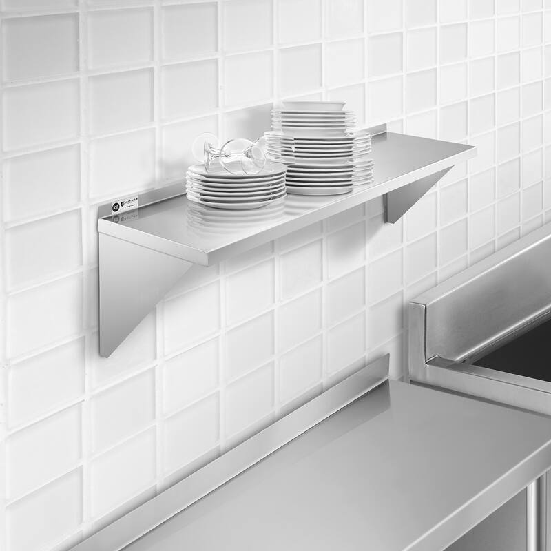 Stainless Steel Shelf NSF Commercial Kitchen Wall Shelving