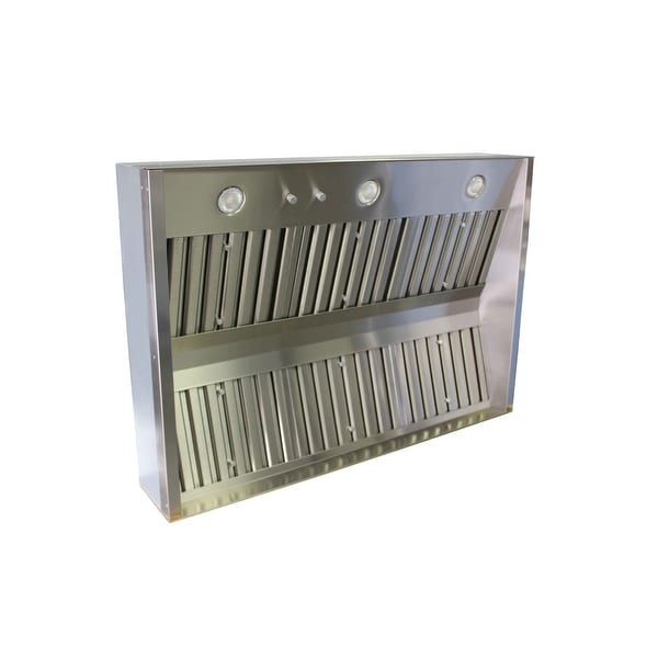 Trade-Wind L7260-23 800 - 2300 CFM 60" Wide Outdoor Approved Insert Range Hood - Stainless Steel