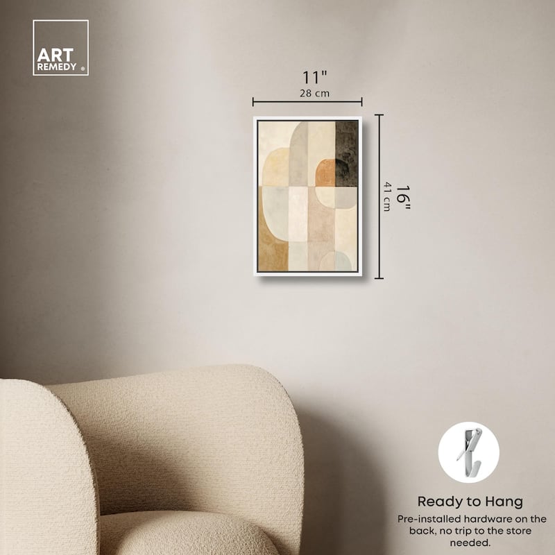 Overlapping Planes I Canvas by Art Remedy