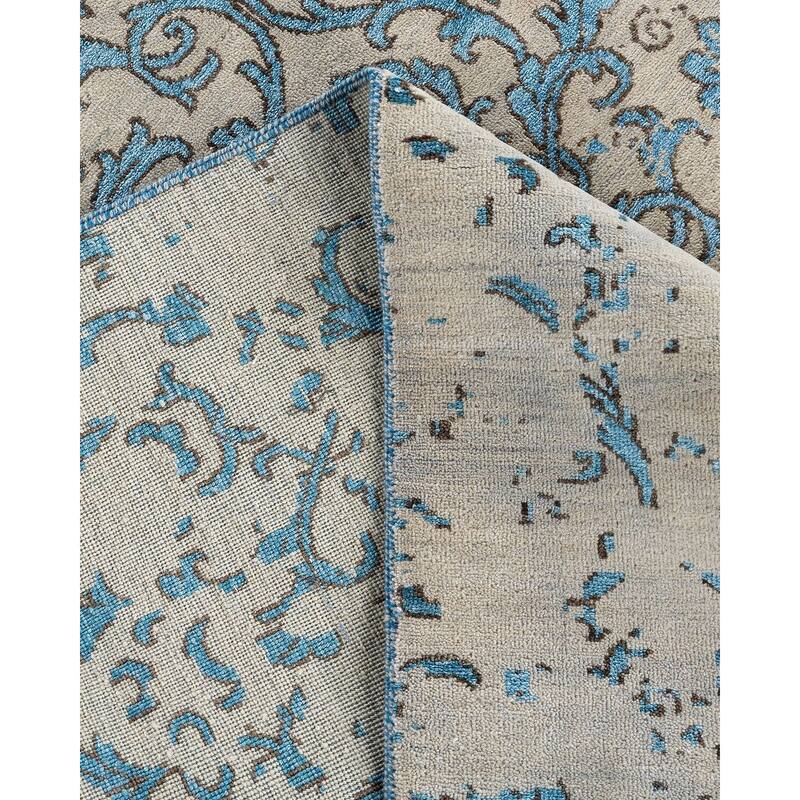 Ikat One-of-a-Kind Hand-Knotted Area Rug, Sand - 9' 0" x 11' 8"