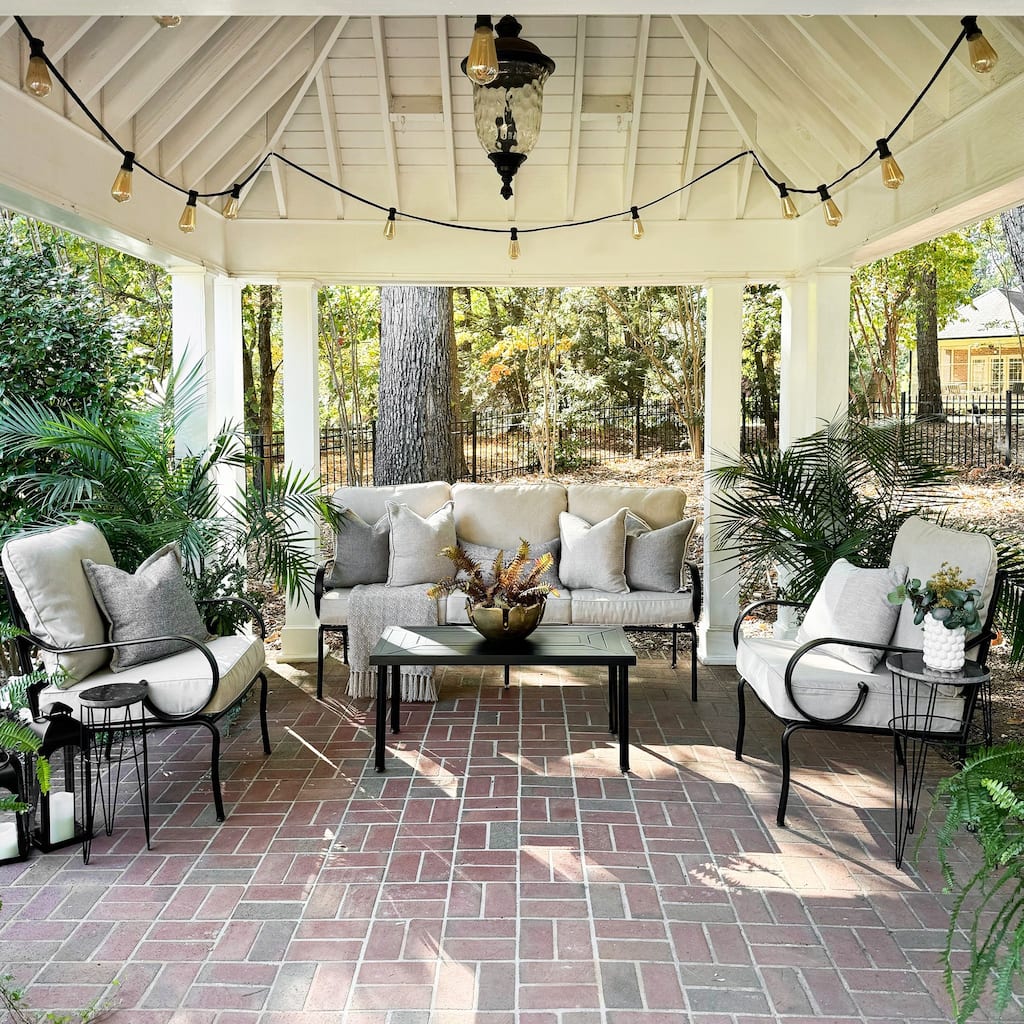 MAISON ARTS 5/7-Seat Patio Conversation Set with 3-Seat Sofa, 2/4 Single Chairs, 2-Seat Sofa and 1 Coffee Table