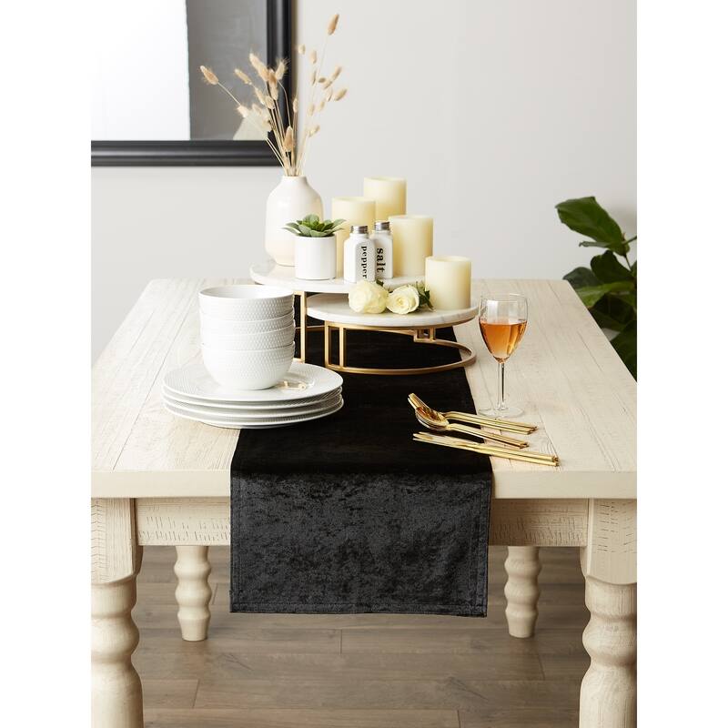 DII Velvet Table Runner 14x108