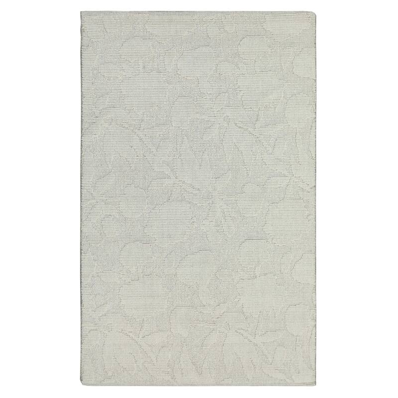 Terra by Obeetee Savanna Myra Ivory Rug - Lavender/Ivory - 5' x 8'