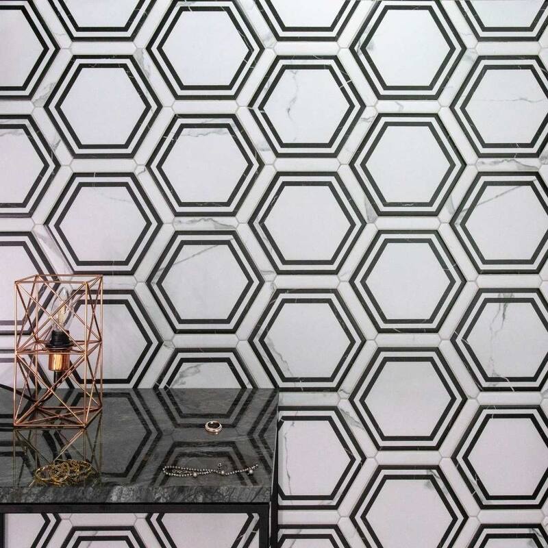 The Tile Life Kykuit 8.6x9.8 Porcelain Floor & Wall Tile