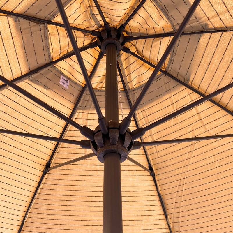 Tropishade 9' Mkt Umbrella with Sunbrella 8027 Renata Dune