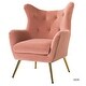 preview thumbnail 2 of 136, Lara Tufted Wingback Accent Chair