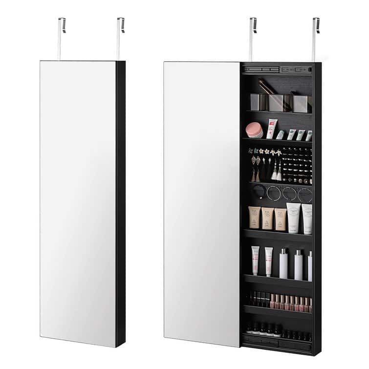 Door Mounted Jewelry Armoire
