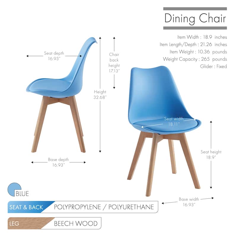 Porthos Home Elle Dining Chair (Set of 2)