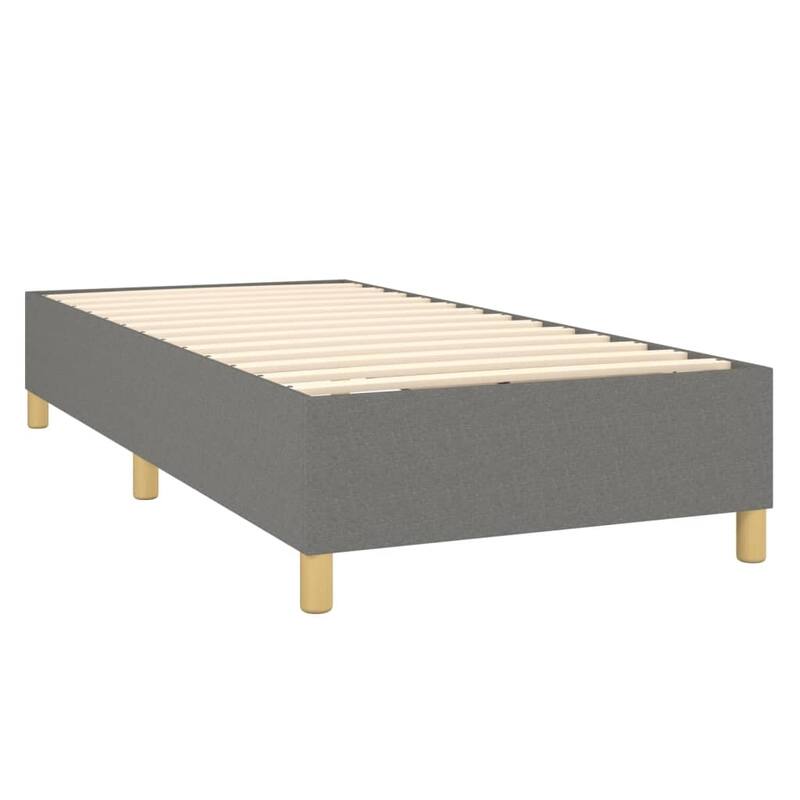 vidaXL Box Spring Bed Base Platform Bed Frame with Mattress for Bedroom Fabric