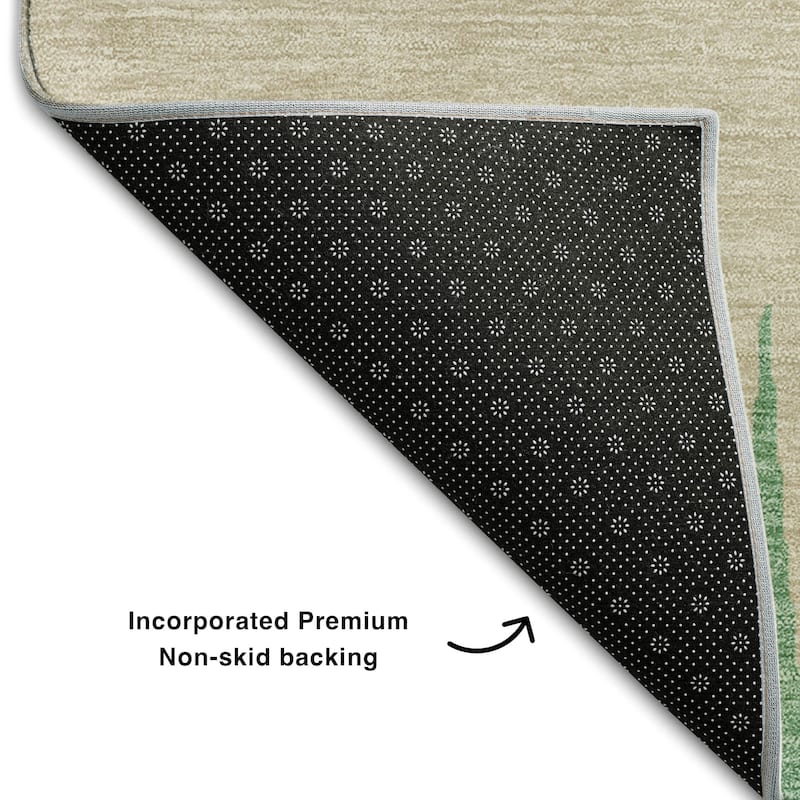 Premium Washable Super Soft Modern Spikes Mayfield Rug