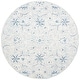 preview thumbnail 41 of 46, SAFAVIEH Handmade Micro-Loop Marijka Wool Rug 5' Round - Light Blue/Ivory - Round