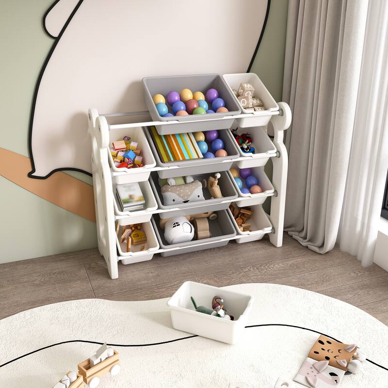 Kids Toy Storage Organizer with 12 Bins