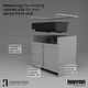 preview thumbnail 17 of 59, Karran Retrofit Farmhouse Quartz 34 in. Double Bowl 60/40 Sink Kit
