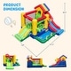 preview thumbnail 3 of 10, Costway Colorful Rainbow Kids Inflatable Bounce Castle with 50 Ocean - See Details