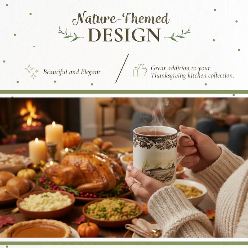 Spode Woodland Mug Assorted Animals - 16 Oz