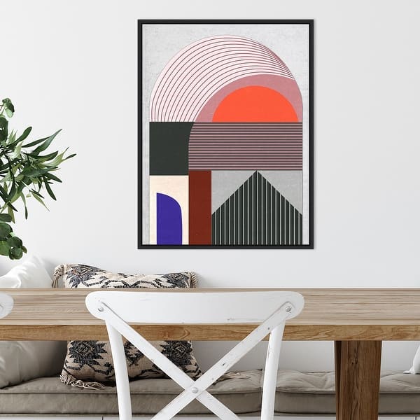 Sundown Meditation II by Melissa Wang Framed Canvas Wall Art Print ...