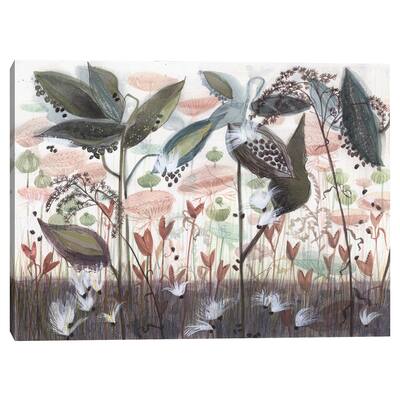 Milk Weed Detail by Maret Hensick Canvas Art Print
