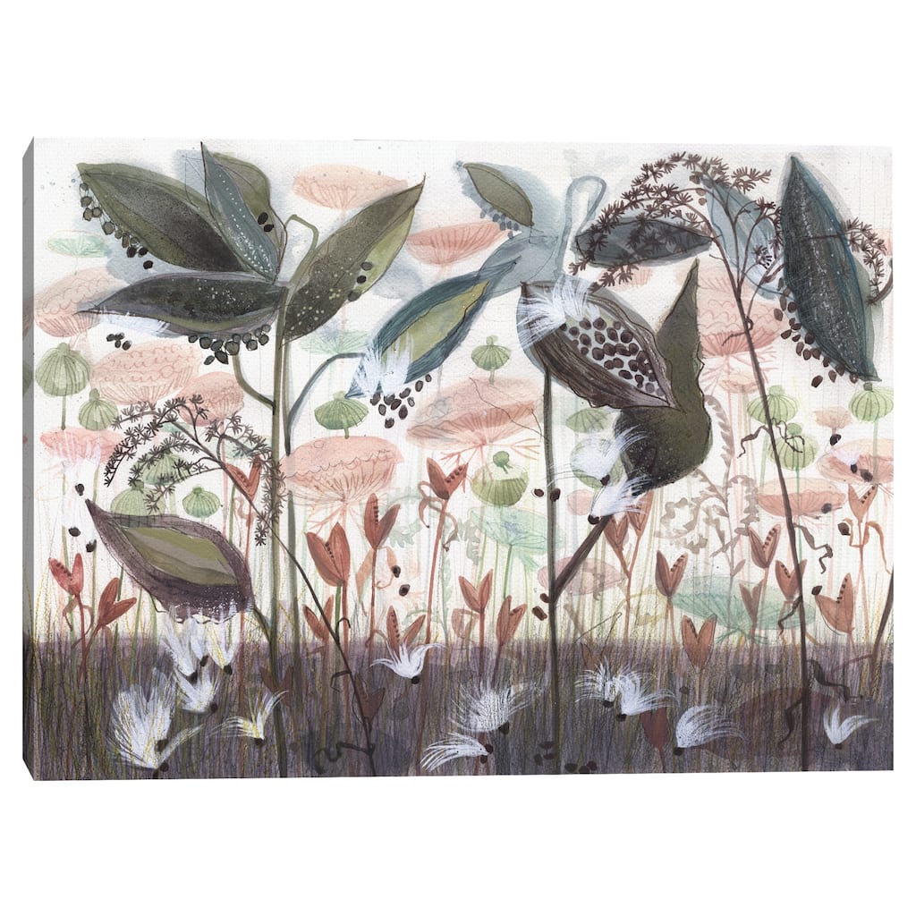 Milk Weed Detail by Maret Hensick Canvas Art Print
