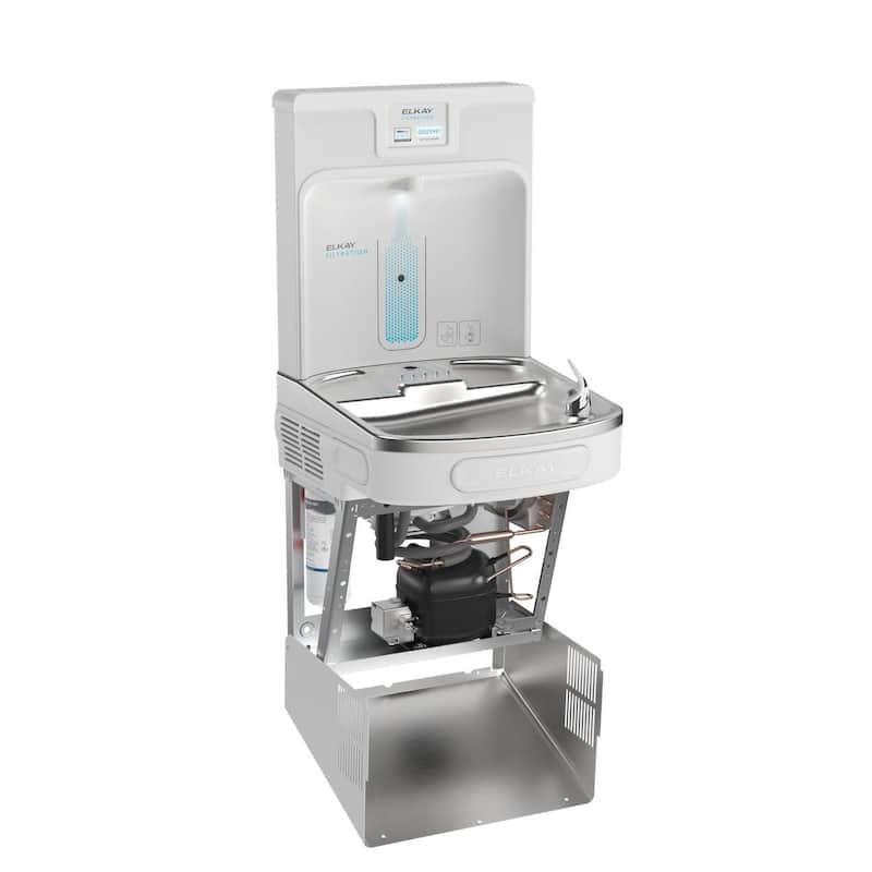 Elkay EZH2O Wall Mounted Drinking Fountain and Hands Free Bottle