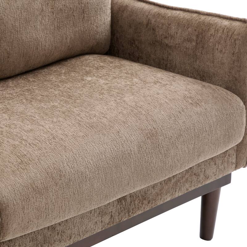 Modern Style Loveseat Sofa 75.75" Sofa Couch 2-seater Sofa with Spacious Seating Area for Living Room