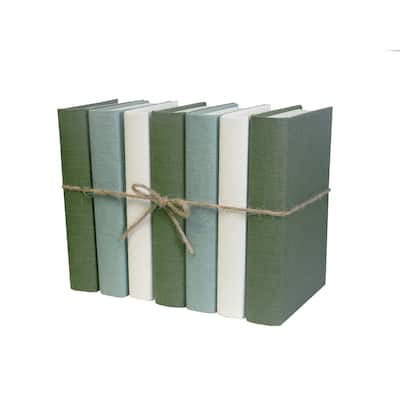 Books Green Decorative Accessories: Ivy Cream Linen Wrapped ColorPak