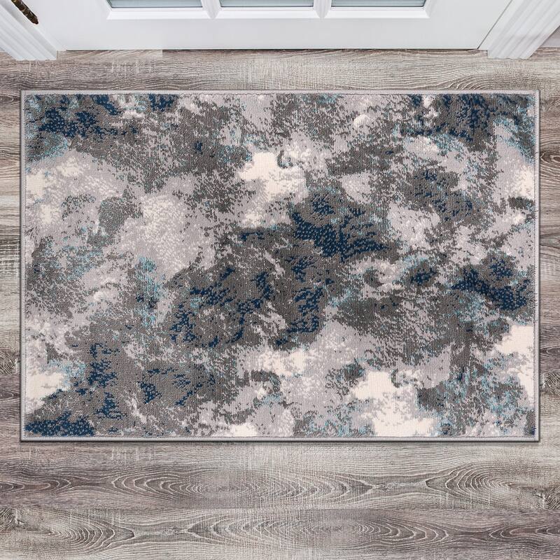 World Rug Gallery Rio Modern Abstract Area Rug