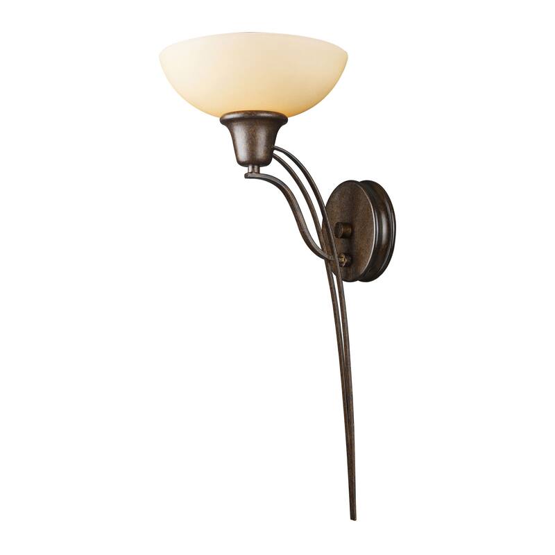 Landmark 22" High 1-Light Sconce - Brown - 22 inch Tall - 22 inch Tall - Brown