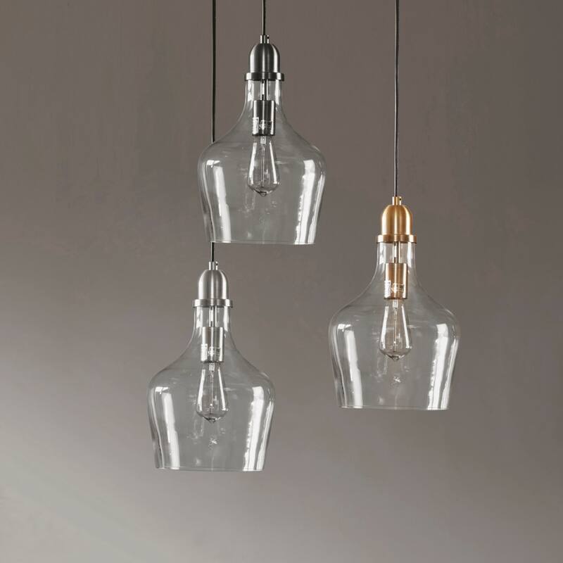 Bell Shaped Glass Pendant for livingroom,bedroom,and dining room
