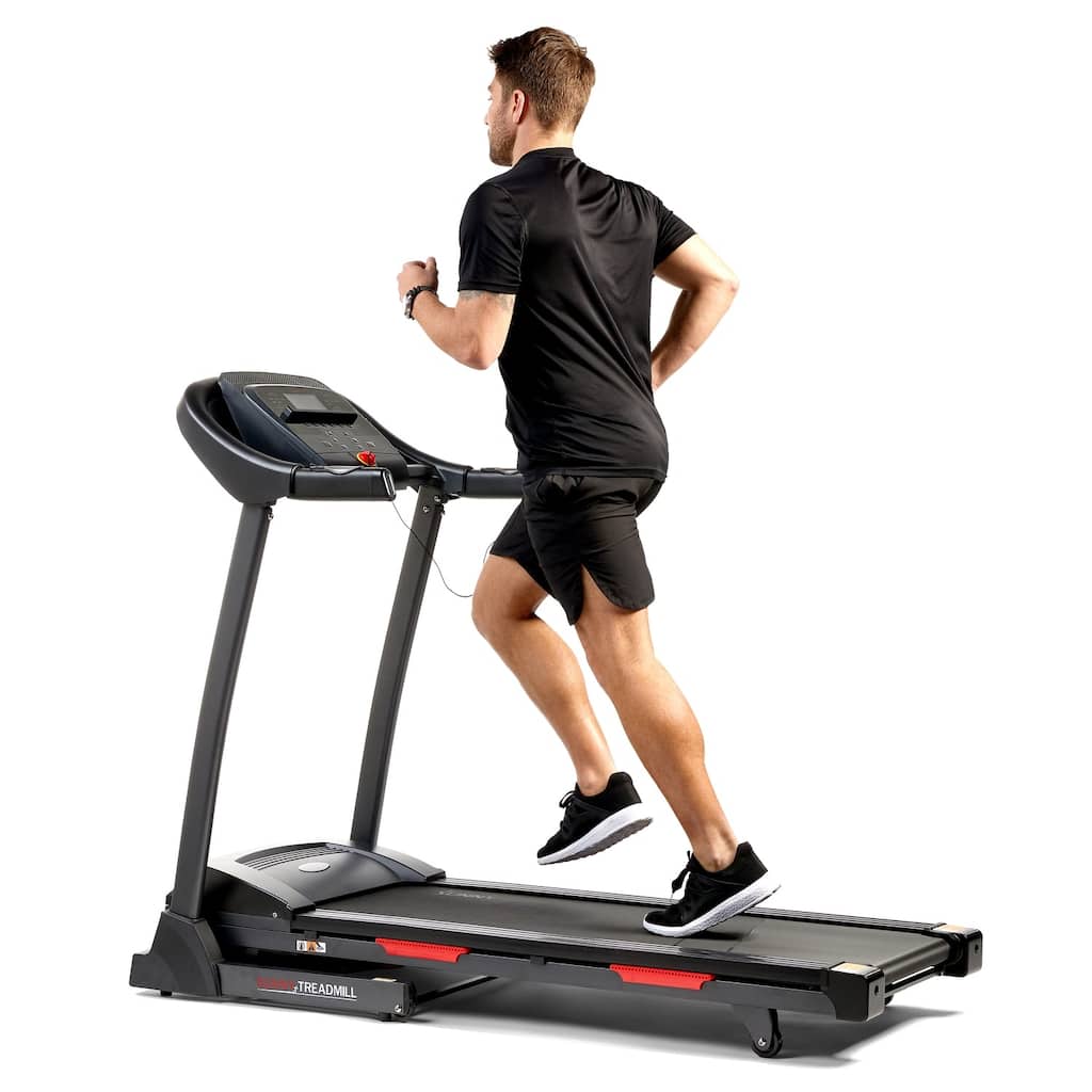 Sunny Health & Fitness Premium Auto-Incline Smart Treadmill Exclusive SunnyFit® App