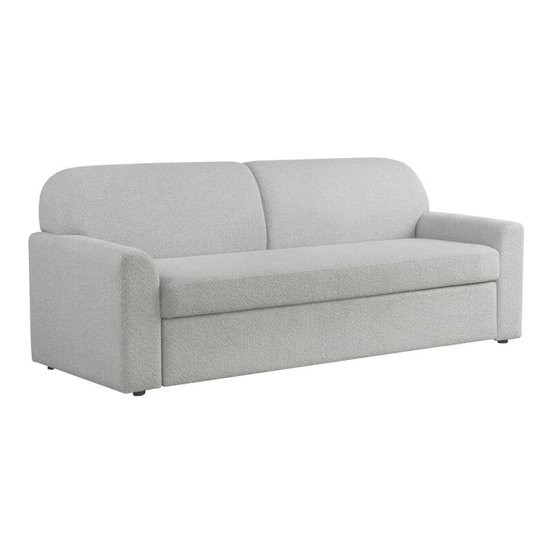 Serta Whitmore Convertible Sofa in Boucle Fabric